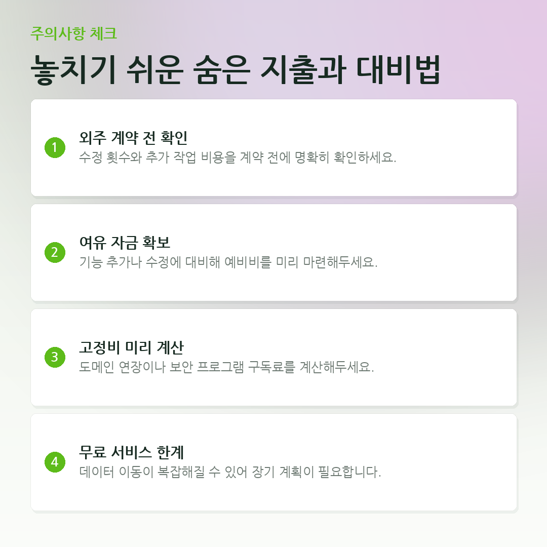 놓치기 쉬운 숨은 지출과 대비법 요약 카드